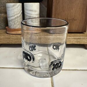 Black XOXO Juice Icon Glass NWOT